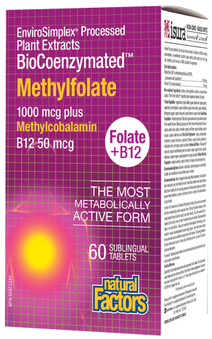 BioCoenzymated™ Methylfolate 1000 mcg Plus B12 50 mcg, BioCoenzymated