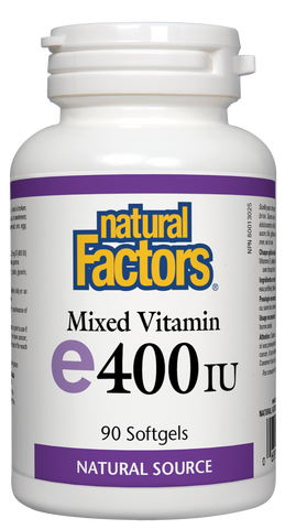 Mixed Vitamin E 400 IU, Natural Source