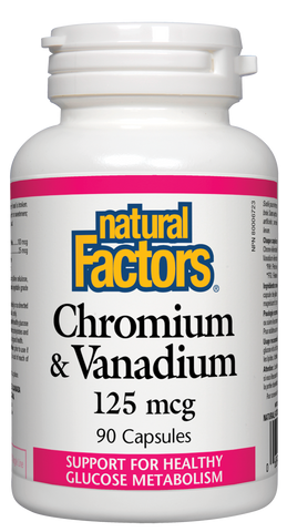 Chromium & Vanadium 125 mcg