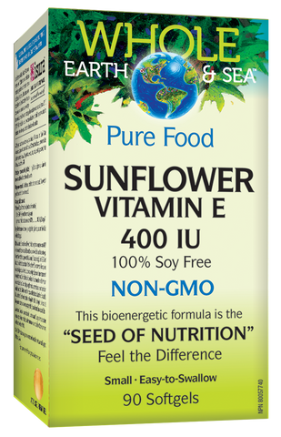 Sunflower Vitamin E 400 IU, Whole Earth & Sea®
