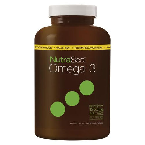 NutraSea Omega-3 Liquid Gels, Lemon