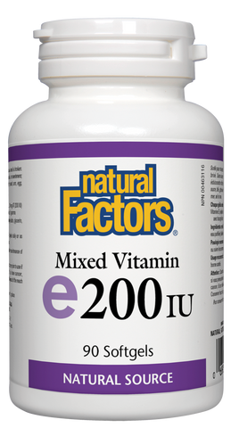 Mixed Vitamin E 200 IU, Natural Source