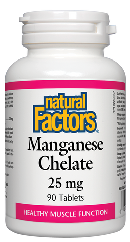 Manganese Chelate 25 mg