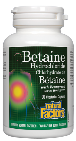Betaine Hydrochloride with Fenugreek