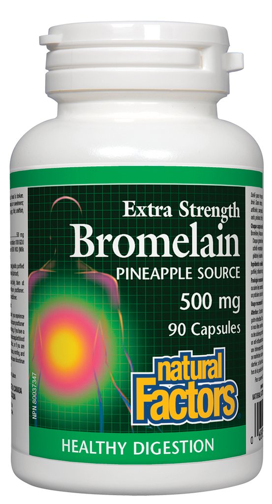 Bromelain Extra Strength, Pineapple Source 500 mg