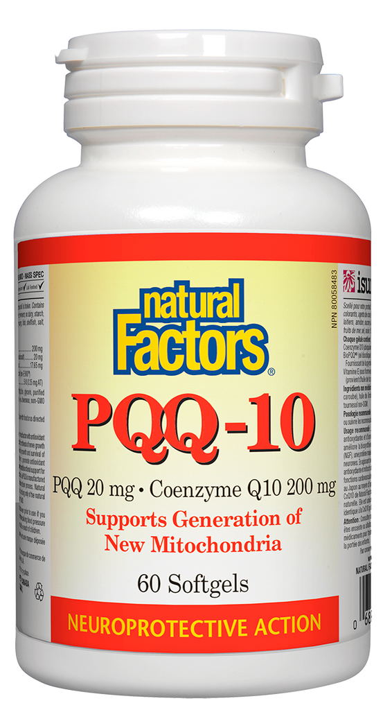 PQQ-10 PQQ 20 mg • Coenzyme Q10 200 mg