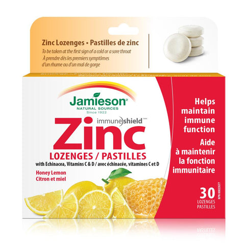 Zinc with Echinacea, Vitamin C+D - Honey Lemon
