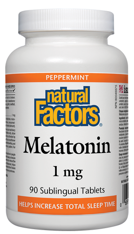 Melatonin 1 mg, Peppermint
