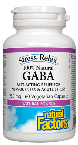 100% Natural GABA 250 mg, Stress-Relax®