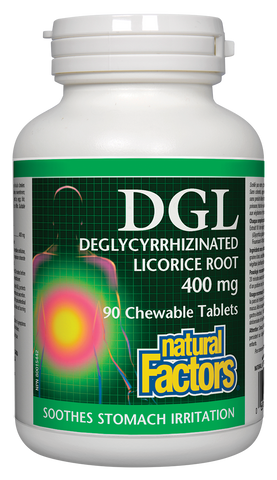 DGL Deglycyrrhizinated Licorice Root 400 mg