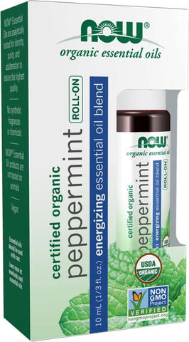 Organic Peppermint Essential Oil Roll-On