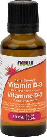Vitamin D-3 Liquid Extra Strength 1,000 IU