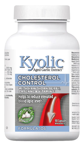 Formula 106 - Cholesterol Control with Hawthorn + Cayenne + Vitamin E