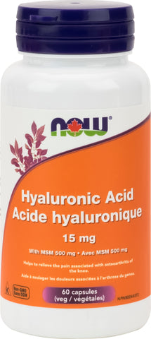 Hyaluronic Acid 15mg & MSM