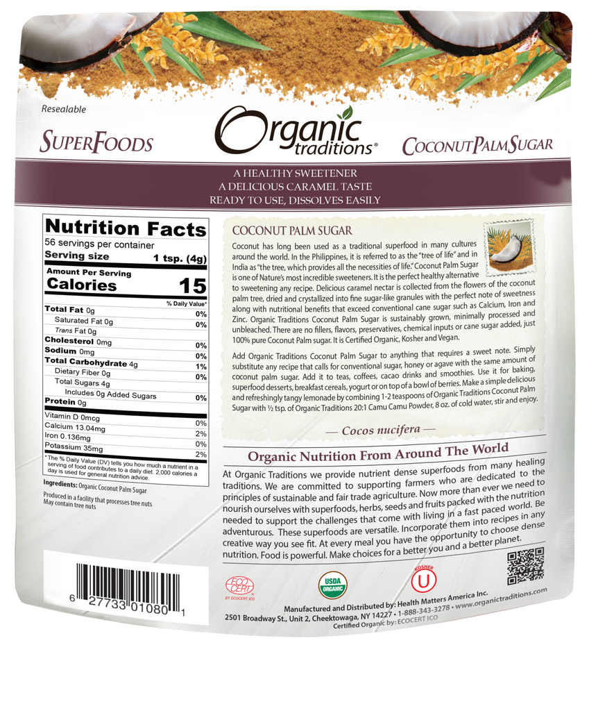 Organic Coconut Palm Sugar