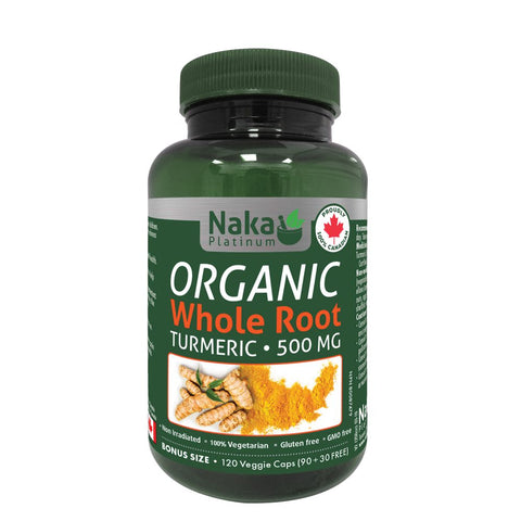 Organic Whole Root Turmeric 500mg