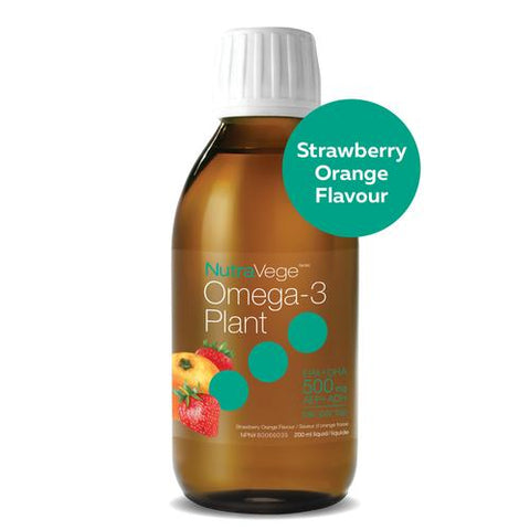 NutraVege Omega-3 Plant, Strawberry Orange